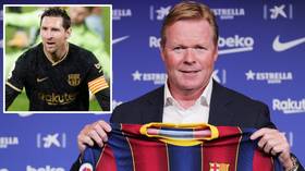'He's fully committed, an example to everyone': Ronald Koeman HAILS Lionel Messi's attitude as Barca's season builds momentum