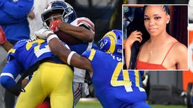'He gonna have to see me': NFL star brawls with rival who 'cheated on his sister with a stripper' while she was pregnant (VIDEO)