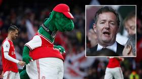 'Justice for Gunnersaurus': Arsenal fan Piers Morgan leads outrage as club sack beloved mascot after 27 years