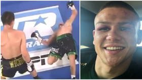 'He's well enough to talk about the fight': Russian-born 'warrior' leaves hospital after horror knockout out in brutal boxing epic