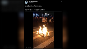 Brooklyn’s Orthodox Jews burn masks in uprising against Gov. Cuomo’s new anti-Covid synagogue occupancy restrictions (VIDEOS)