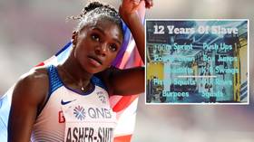 'Shocked and hurt': UK Olympic star Asher-Smith slams gym after '12 Years of Slave' workout gaffe