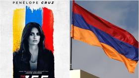 Penelope Cruz bombarded with Nagorno-Karabakh comments on Instagram as users mistake Colombian flag on film poster for Armenia’s