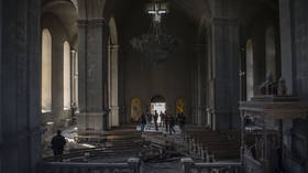 Landmark 19th century Christian cathedral in Nagorno-Karabakh damaged during shelling by Azerbaijani forces – Armenian military