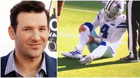 'Hope it's just cramp': Ex-NFL star Romo ridiculed for comments on horror injury to Cowboys quarterback Dak Prescott (VIDEO)