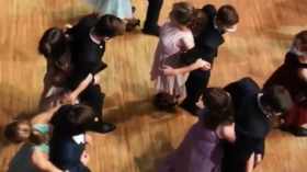 Bizarre viral video of students DANCING BACK-TO-BACK triggers Twitter outrage over ‘ludicrous Covid-19 measures’