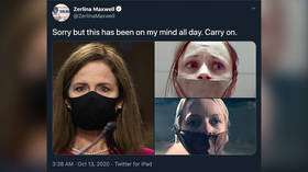 'Are we not supposed to wear masks now?' Internet dunks on former Clinton staffer fearmongering about Coney Barrett WEARING a mask