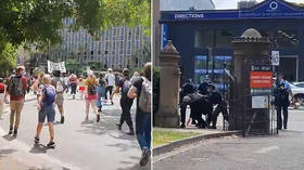 ‘Сompletely unjustified’: Sydney professor knocked to ground by police while OBSERVING university protest (VIDEO)