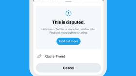 Twitter rolls out ‘DISPUTED’ warnings for users trying to post ‘misleading’ content after backlash over Biden emails censorship