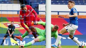 Liverpool sweat as stars Virgil van Dijk and Thiago taken to HOSPITAL after testy Merseyside derby with Everton