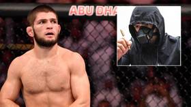 'What matters is our plan...': Masked Khabib compared to Batman villain Bane as he arrives at Fight Island hotel ahead of UFC 254