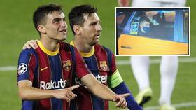 'He's a role model': Barcelona's Pedri, 17, praised for 'humility' as he heads home in taxi after making Champions League history