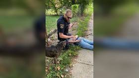 Police review defends cop who used George Floyd-style knee restraint on 14yo AUTISTIC BOY & maced his dog in Topeka, Kansas