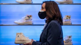 ‘So cringeworthy’: Kamala Harris accused of ‘pandering’ after doing a promo about her sneakers amid election campaign