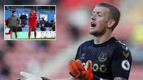 Everton goalie Pickford 'hires bodyguards' to protect family after receiving death threats over Van Dijk injury