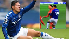 'Pray for his balls': Premier League sensation Rodriguez 'received treatment to soothe testicles' after Van Dijk low blow