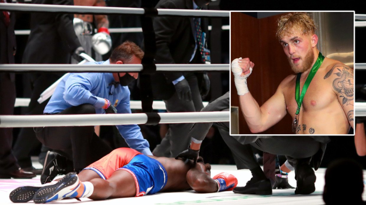 Jake Paul (right) beat Nate Robinson on the undercard of Mike Tyson vs Roy Jones Jr and called out UFC's Conor McGregor © Joe Scarnici / USA Today Sports via Reuters