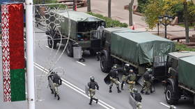 Paramilitary vehicles move to central Minsk as Belarusian capital braces for weekly protest (VIDEOS)