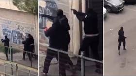 Fierce GUN BATTLE filmed in France’s Montpellier as ‘two rival gangs’ clash in broad daylight (VIDEO)