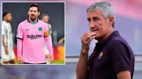 Sacked Barcelona coach Quique Setien says Lionel Messi is 'difficult to manage' as Barca's poor start to the season continues