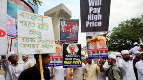 50,000-strong 'anti-Macron' rally in Bangladesh marches towards French embassy, Macron effigy burned