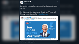 ‘Just a little off’: NPR issues correction after stating Vermont has 38 electoral votes... more than 10 times higher than total