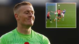 'Does Pickford think it's UFC?' Fans fume as reckless Everton keeper evades justice AGAIN in Man United defeat (VIDEO)