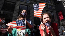 New Yorkers take celebrations to the streets as US media pronounces Joe Biden’s election victory (VIDEOS)