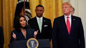 ‘Not even Judas was so treacherous’: Kim Kardashian accused of backstabbing husband Kanye West as she cheers Biden’s declared win