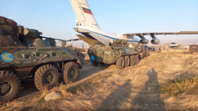 WATCH: Twenty Russian military cargo planes land in Armenia as first 400 peacekeepers move out to war-torn Nagorno-Karabakh region