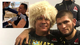 Using the jab: Khabib's coach filmed taking 'COVID-19 VACCINE' injection from nurse at UFC Fight Island home of Abu Dhabi (VIDEO)