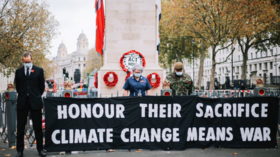 ‘Slap in the face to ALL veterans’: Extinction Rebellion blasted for Cenotaph climate protest on Remembrance Day (VIDEO)
