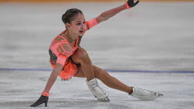 WATCH: Russian skating prodigy Sofya Akatyeva makes history as 13yo starlet lands INCREDIBLE jump combo