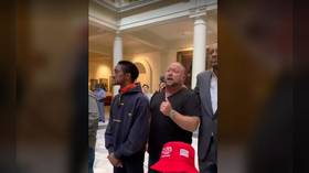 Alex Jones-led protesters STORM Georgia statehouse, shout that election was ‘stolen’ from Trump (VIDEOS)
