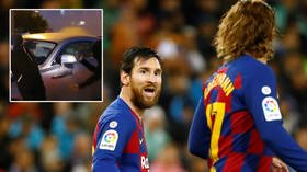 Don't mess with Messi: Fans tell Antoine Griezmann to RESPECT Lionel Messi while chasing his car outside training ground (VIDEO)