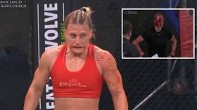 ‘That was a massacre’: Women’s MMA phenom Kayla Harrison leaves rival bloodied mess as calls grow for Amanda Nunes fight (VIDEO)