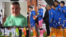 ‘I'll buy you a pint’: Football club and film star react to hugely popular Premier League fan with down syndrome's message (VIDEO)