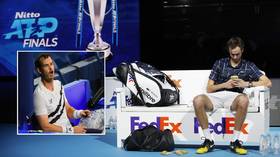 ‘He didn't give a sh*t!’ Andy Murray stunned by Medvedev & coach’s low-key reaction after Russian ace nets $1.5mn for ATP win