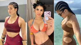 Bikini-clad UFC siren Rachael Ostovich confirms she has passed 'pregnancy and COVID tests' ahead of UFC comeback (PHOTOS)
