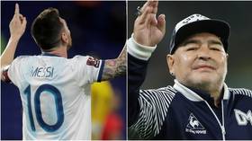 Lionel Messi shares tribute to 'eternal' Diego Maradona after death of Argentina icon