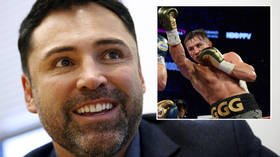 'What IS he smoking?' Boxing great De La Hoya derided after claiming Golovkin would be 'easy' fight - TWELVE YEARS after retiring