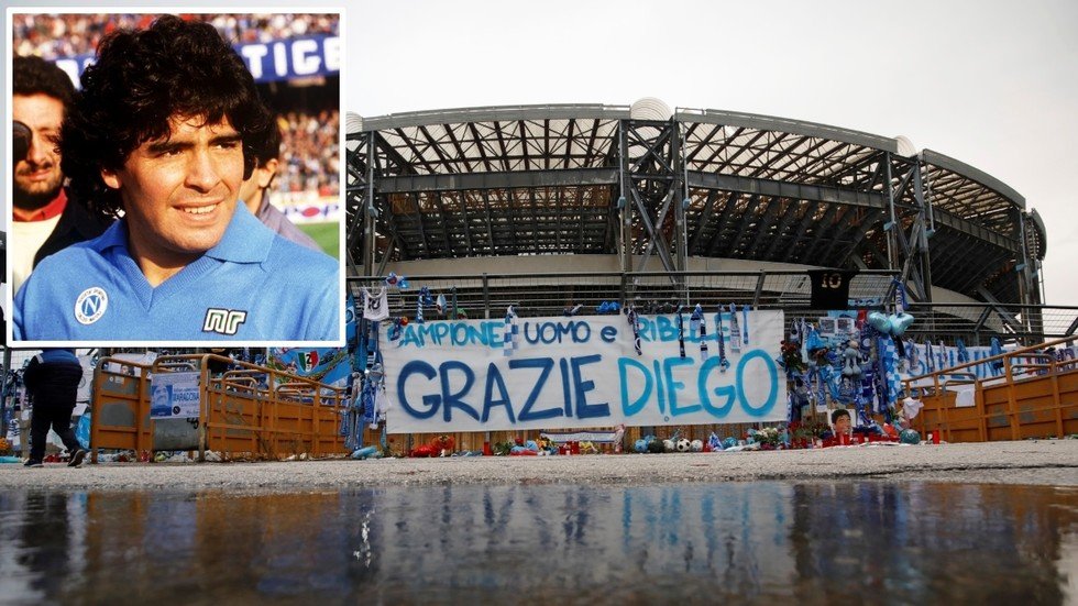 Napoli officially rename home ground Diego Armando Maradona stadium after  Argentine club legend