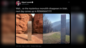 Mysterious monolith surfaces in ROMANIA, days after similar object disappeared from Utah desert