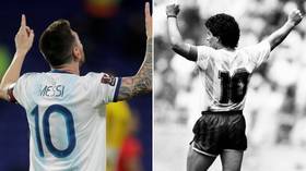 Diego Maradona's son urges Lionel Messi to RETIRE Barcelona's legendary number 10 jersey in tribute to late icon