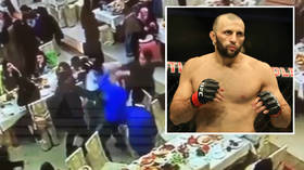 WATCH: Mass brawl breaks out at Moscow MMA event as DOZENS clash in cage
