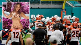 ‘I love the fighting’: MMA babe Loureda hails NFL ‘studs’ for on-field brawl after stripping off and promising fans ‘so much more’