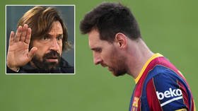 ‘I don’t want to get involved’: Juventus boss Pirlo stokes talk of Messi misery by claiming Barcelona star has ‘problem mentally’