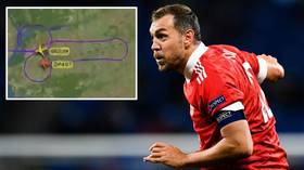 Russian airline fires flight manager in wake of penis flight path scandal in support of football captain Artem Dzyuba