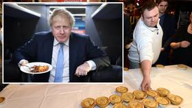 Pie will survive? U.K. Prime Minister Boris Johnson urged to SAVE World Pie Eating Championships by declaring it an ELITE SPORT