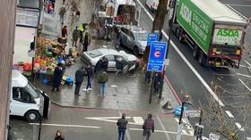 Car ploughs through pedestrians in London, seriously injuring multiple people (VIDEO)